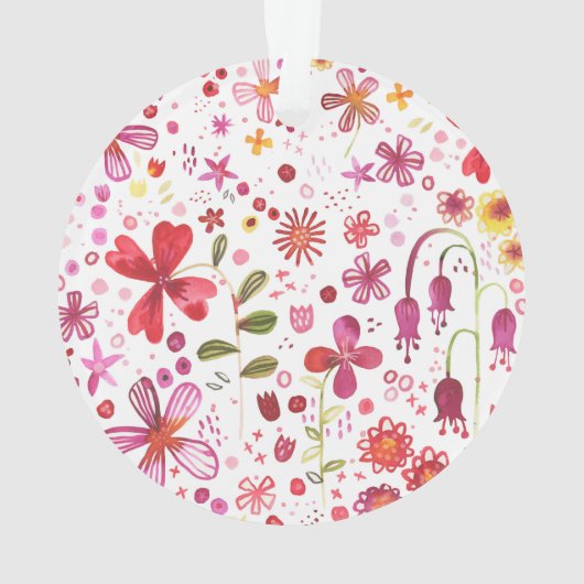 Aquarelle florale moderne (dos)