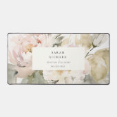 Aquarelle florale moderne Dusky Blush Peony (Recto)