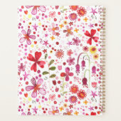 Aquarelle Florale Motif moderne (Dos)