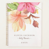 Aquarelle florale pastel féminin élégant affaires (Devant)