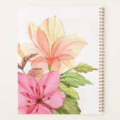 Aquarelle florale pastel féminin élégant affaires (Dos)