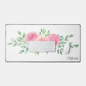 Aquarelle florale personnalisée (Clavier et souris)