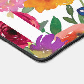 Aquarelle florale personnalisée lumineuse et audac (Coin)