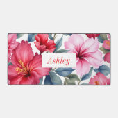 Aquarelle florale rose rouge (Recto)