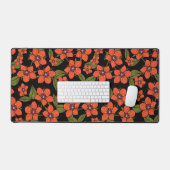 Aquarelle florale rouge (Clavier et souris)