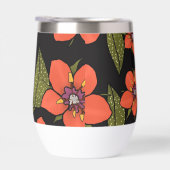 Aquarelle florale rouge (Droite)