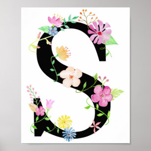 Aquarelle Florale S Poster