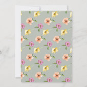 Aquarelle Florale | Save the Date (Dos)