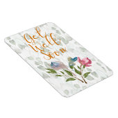 Aquarelle Florale Se Bien Bientôt Magnet Carte (Côté Droit)