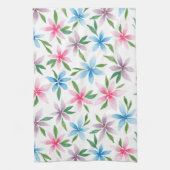 Aquarelle Florale Serviette de cuisine (Vertical)