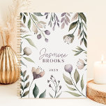 Aquarelle florale Terre 2025 Nom personnalisé<br><div class="desc">Découvrez la beauté sereine de ce planificateur d'inspiration nature. Des fleurs d'aquarelle dans des tons doux créent une scène de jardin tranquille, vous invitant à cultiver vos rêves et vos aspirations. Imaginez-vous en train de réfléchir et de prendre rendez-vous au milieu de cette oasis de calme. Personnalisez-le avec votre nom...</div>
