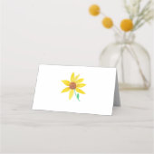Aquarelle Florale Tournesol Cartes simples (Dos)