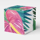 Aquarelle florale tropicale Imprimer Ballotins (Verso)