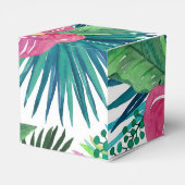 Aquarelle florale tropicale Imprimer Ballotins (Arrière)