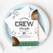 Aquarelle Football Invitation Anniversaire