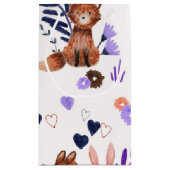 Aquarelle Forêt Animaux Merci Favoriser Sac Cadeau (Dos)