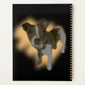 Aquarelle Fox Terrier, planificateur (Dos)