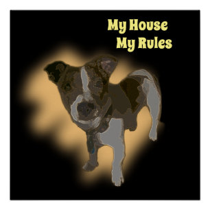 Aquarelle Fox Terrier, Poster