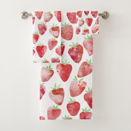 Aquarelle fraise (En situation)