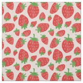 Aquarelle Fraises tissu (Échantillon)