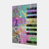 Aquarelle froide Piano coloré (Angle)