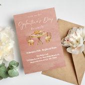 Aquarelle Galentine's Day Brunch Invitation