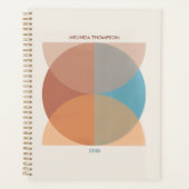 Aquarelle géométrique Abstraite moderne (Devant)