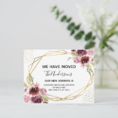 Aquarelle géométrique Faire-part mobile (Debout devant)