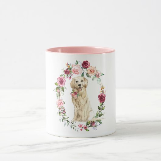 Aquarelle Golden Retriever Mug (Centre)