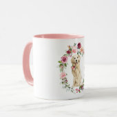Aquarelle Golden Retriever Mug (Devant gauche)