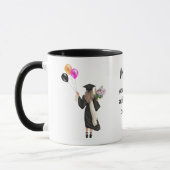 Aquarelle Gown et Casquette Girl Mug (Gauche)