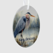 Aquarelle Great Blue Heron Bird Nature (devant)