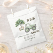 Aquarelle Green Tractor Farm Favoriser Sacs (Coupé)
