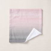 Aquarelle grise rougeâtre Abstraite #4 (Gant de toilette)