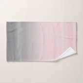 Aquarelle grise rougeâtre Abstraite #4 (Serviette à main)