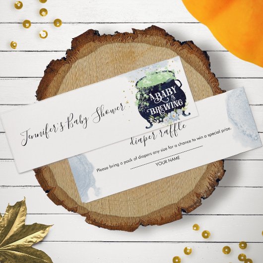 Aquarelle Halloween Baby shower Déchets Raffin