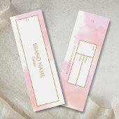 Aquarelle Hang tag | Or blanc