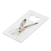 Aquarelle Hare de Pâques Lapin Animal Rustique Mou (Dos Angle)