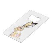 Aquarelle Hare de Pâques Lapin Lapin Mignonne Anim (Dos Angle)
