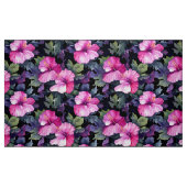 Aquarelle Hibiscus (Dark III) Tissu (Fat Quarter)