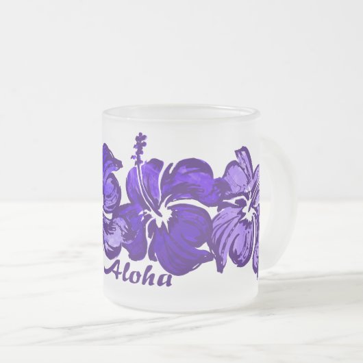 Aquarelle Hibiscus Mug (Devant droit)
