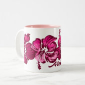 Aquarelle Hibiscus Mug (Devant gauche)