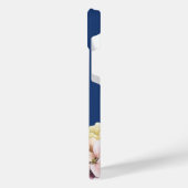 Aquarelle Hydrangea bleu personnalisé (Côté gauche)