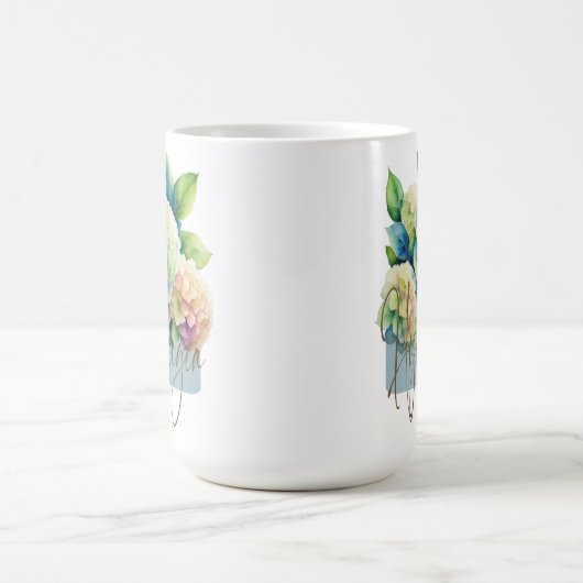 Aquarelle Hydrangea Mug (Centre)