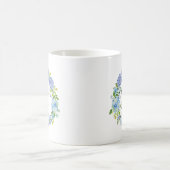 Aquarelle Hydrangée Wreath Maid of Honor Mug (Centre)