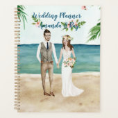 Aquarelle Illustré Mariage de plage (Devant)