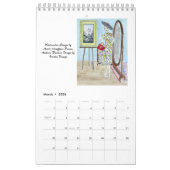 Aquarelle Imaginaires de mode par Calendrier MHHR (Mar 2026)