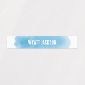 Aquarelle imperméable Nom de la garderie Étiquette (Design 2)