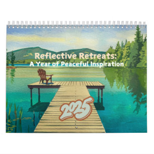 Aquarelle Introvert Inspiration 2025 Calendrier