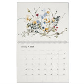 Aquarelle Jardin botanique floral 2023 Calendrier (Jan 2026)